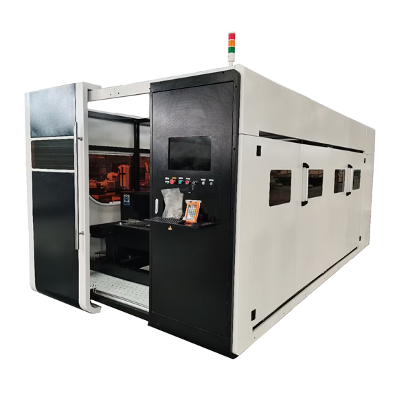 Enclosed Cabinet Metal Fiber Laser Cutting Machine